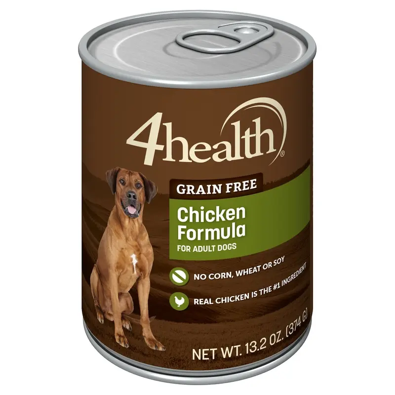 4health Grain Free Chicken Canned Dog Food, 13.2 oz.