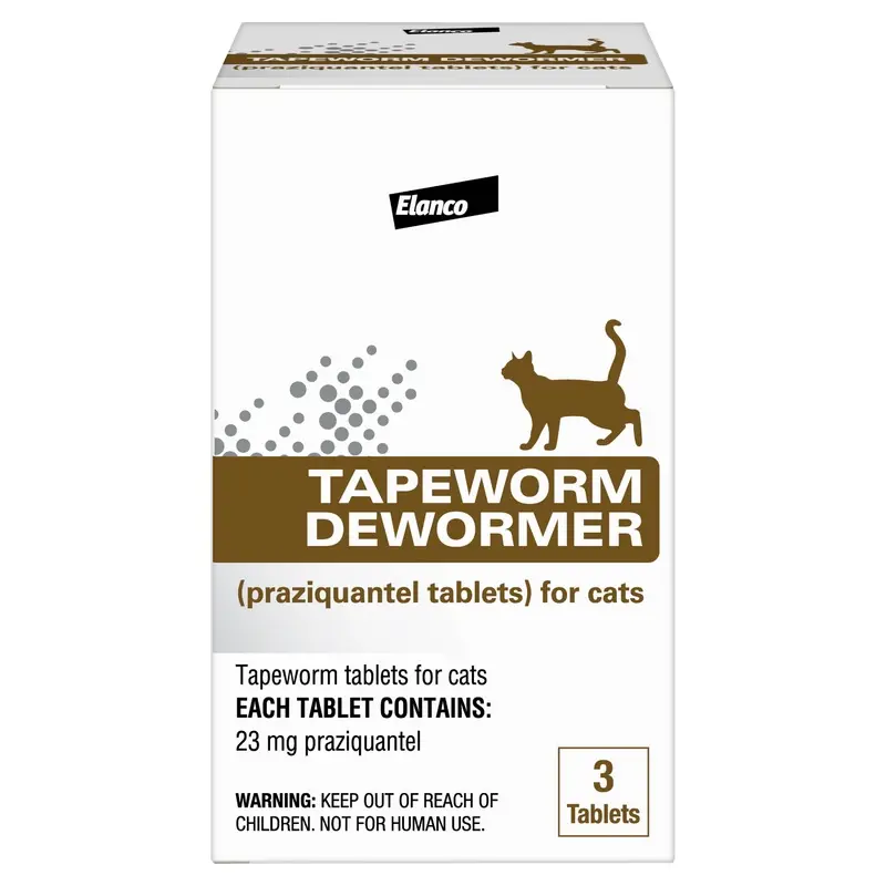 Elanco Tapeworm Dewormer for Cats, 3ct.