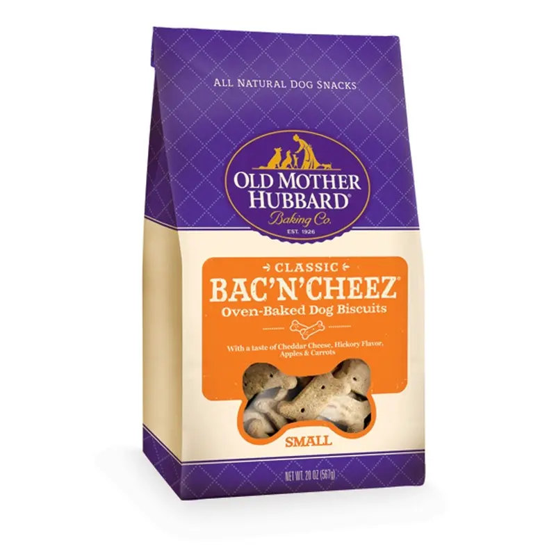 Old Mother Hubbard Crunchy Classic Natural BacNCheez Biscuits Dog Treats