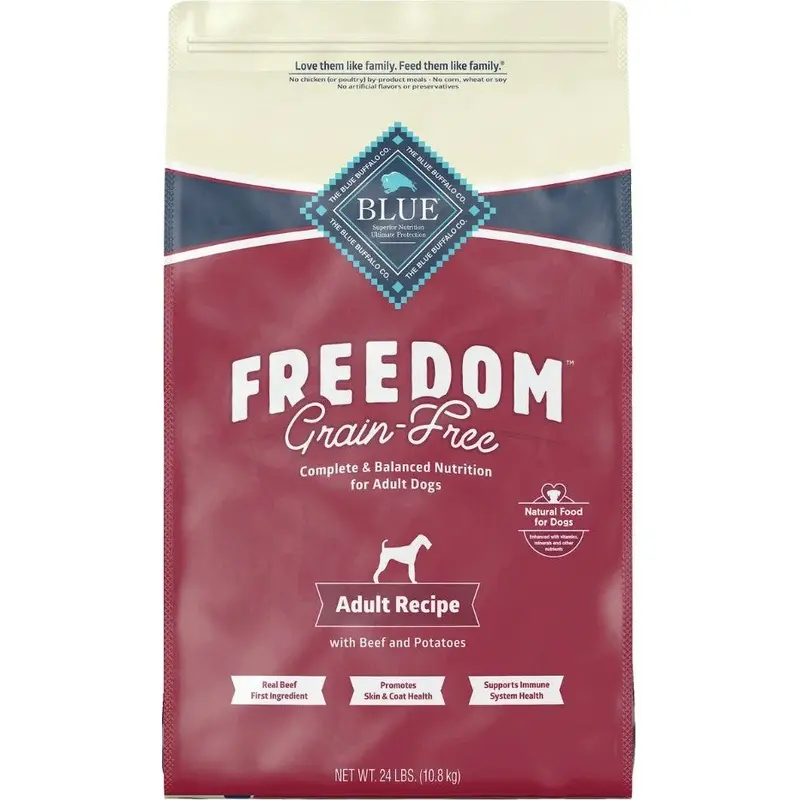 Blue Buffalo Freedom Grain-Free Adult Beef Recipe Dry Dog Food