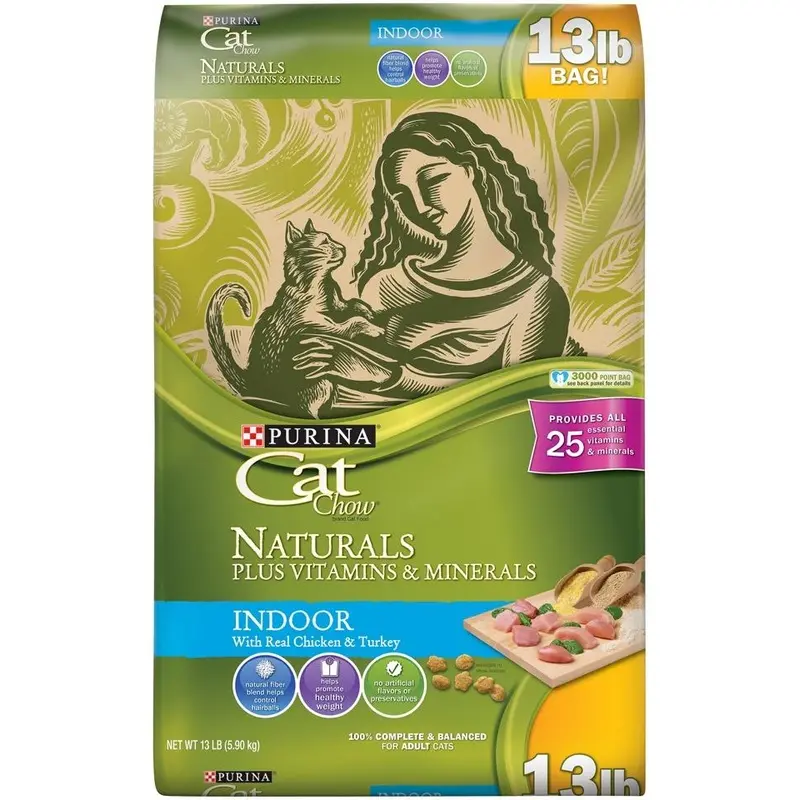 Purina Cat Chow Naturals Indoor Plus Vitamins & Minerals Dry Cat Food