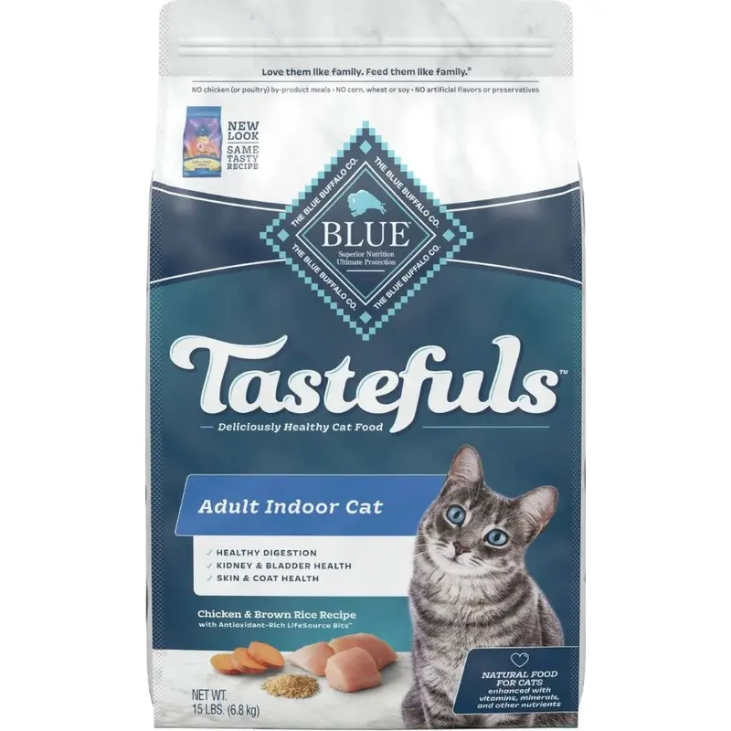Blue Buffalo Indoor Health Natural Chicken & Brown Rice Adult Dry Cat Food