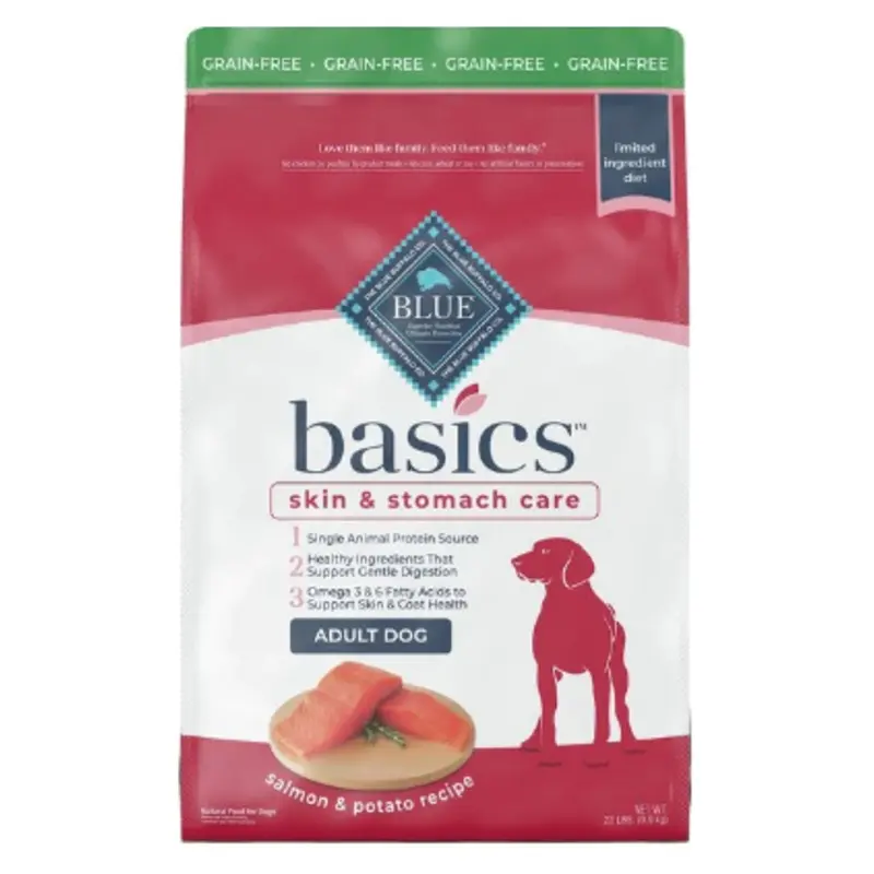 Blue Buffalo Basics Grain Free Adult Salmon & Potato Recipe Dry Dog Food