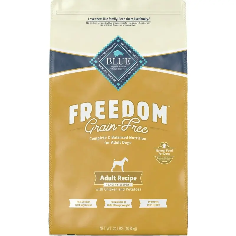 Blue Buffalo Freedom Adult Healthy Weight Chicken Recipe Dry Dog Food