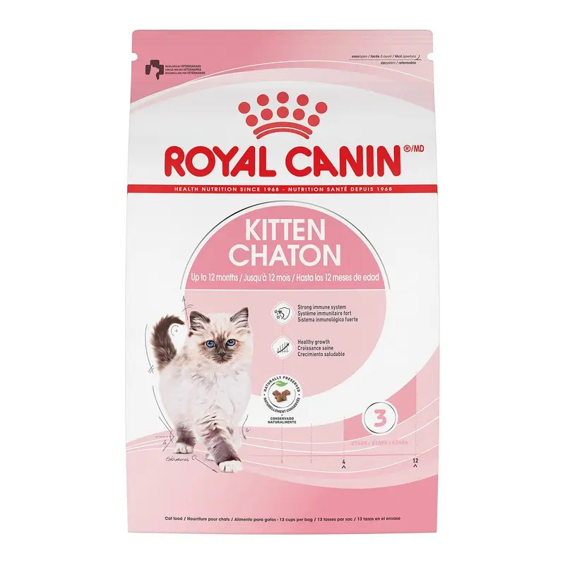 Royal Canin Feline Health Nutrition Kitten Dry Cat Food, 3 lb
