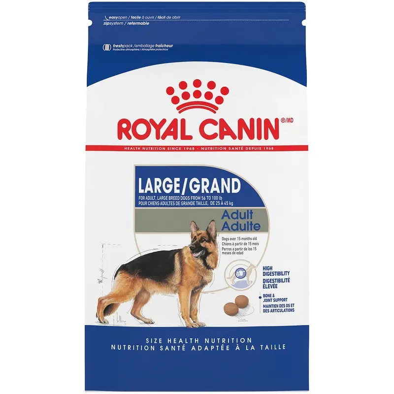 Royal Canin Size Health Nutrition Large Adult Dry Dog Food, 30 lb