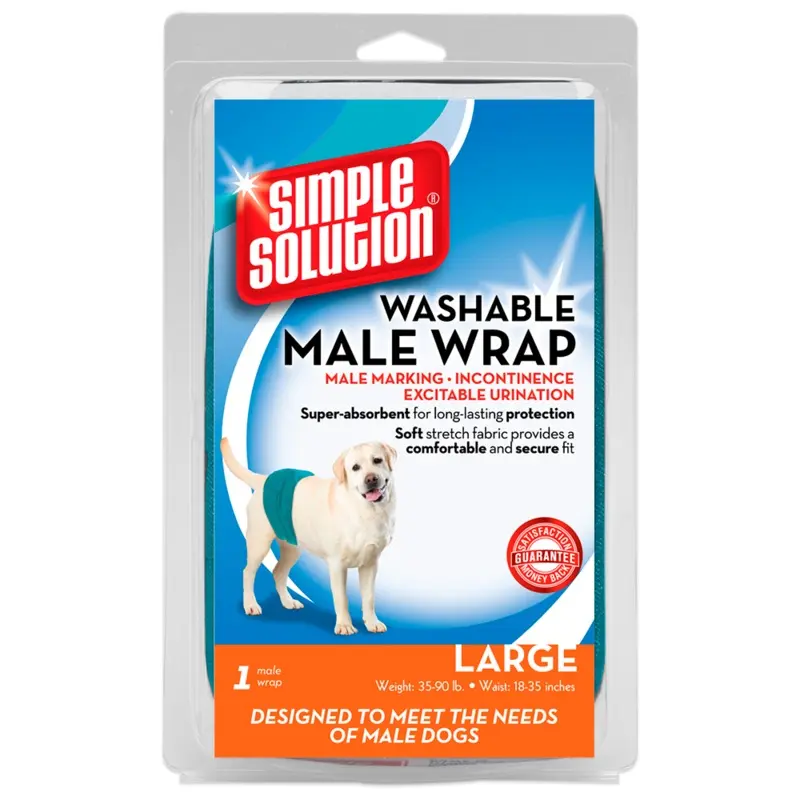 Simple Solution Washable Male Wrap Size Large