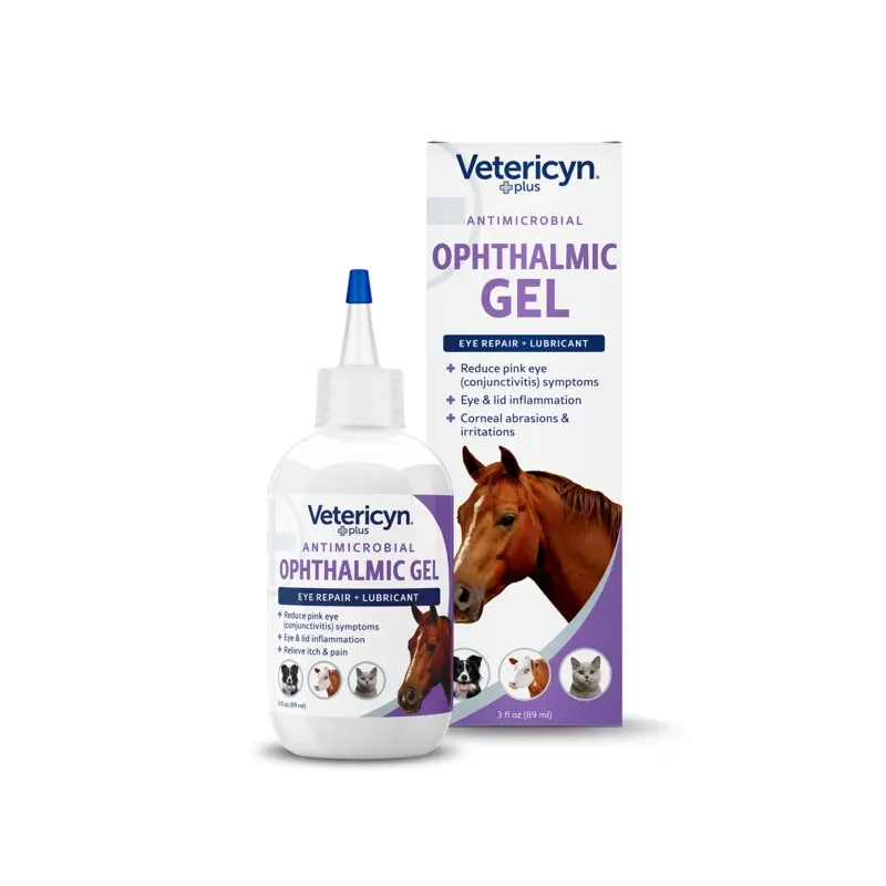Vetericyn Plus Antimicrobial Ophthalmic Gel for Dogs & Cats, 3-ounce