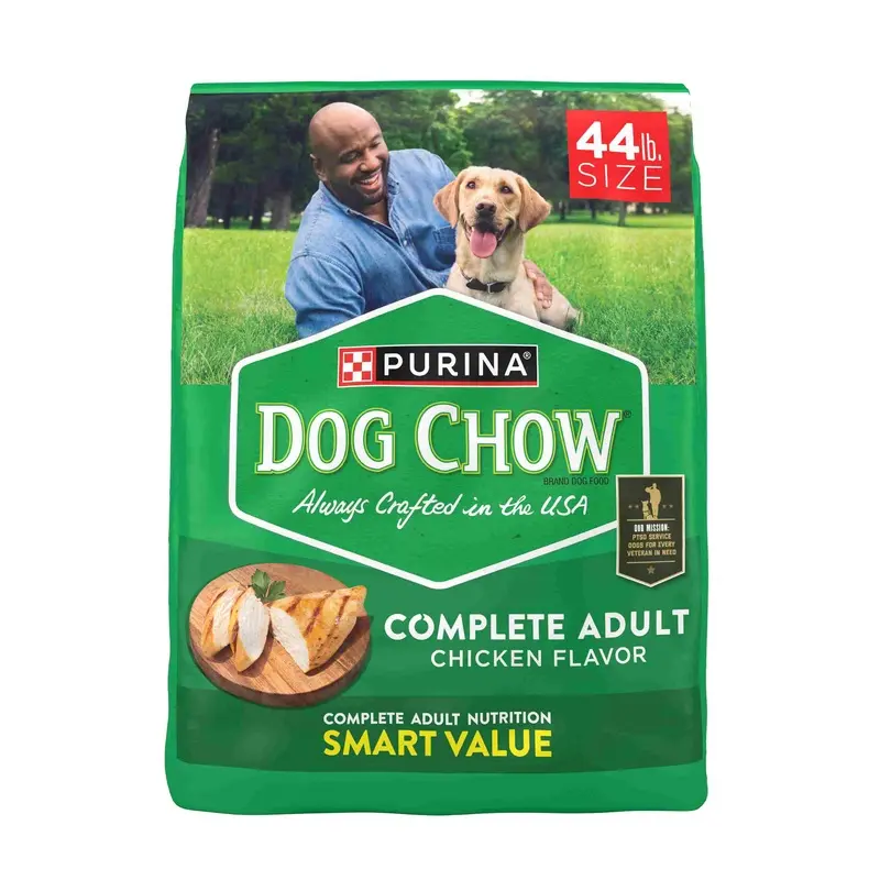 Purina Dog Chow Complete Adult Dry Dog Food Kibble With Chicken Flavor