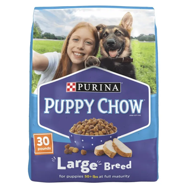 Purina Puppy Chow High Protein Large Breed Puppy Food Dry With Real Chicken