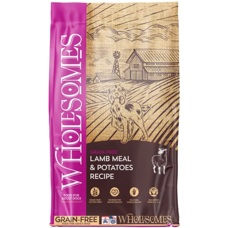 Wholesomes Lamb Meal & Potatoes RecipeFor Adult Dogs