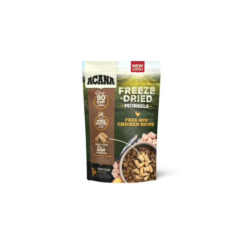 ACANA Freeze-Dried Food Morsels Free Run Chicken Recipe 8OZ