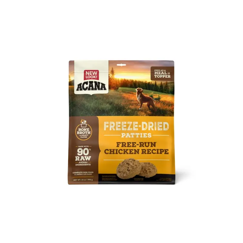 ACANA Freeze-Dried Food Patties Free-Run Chicken Recipe 14OZ