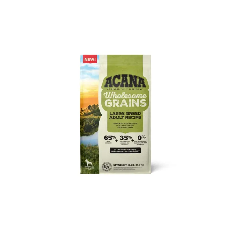 ACANA Wholesome Grains Large Breed Adult + Grains 22.5lb
