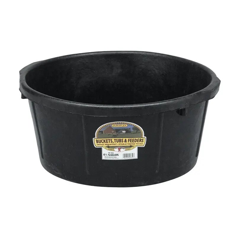 Rubber All-Purpose Tub, 6.5 Gallon