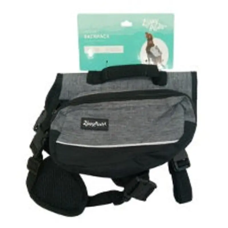 Zippy Paws Lightweight Adventure Backpack, Graphite