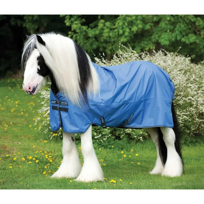 Amigo Hero ACY XL Lite Turnout Blanket, Blue/Gunmetal
