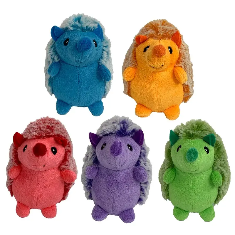 Minipet Hedgehogs Dog Toys, Assorted, 4"