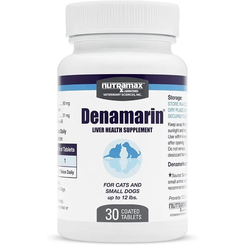 Nutramax Denamarin Liver Health Tablets for Dogs and Cats