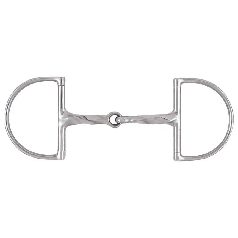 Korsteel Slow Twist Hunter Dee Ring Snaffle Bit