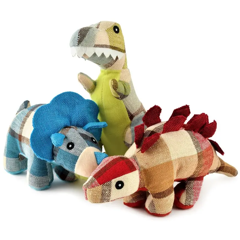 Plaidosaurus Dog Toys, 9.75", Assorted