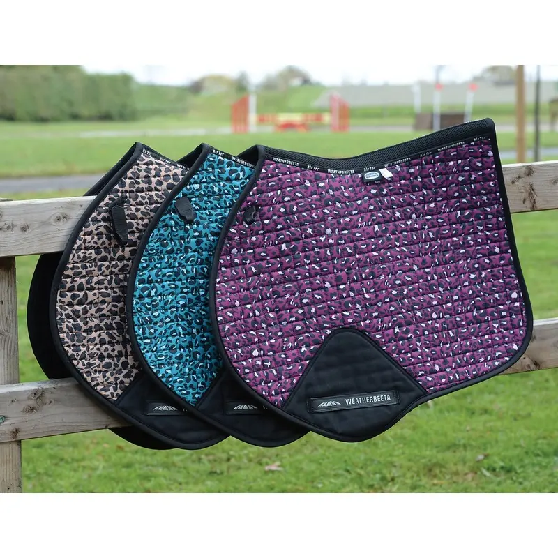 WeatherBeeta Prime Leopard Jump Shaped Saddle Pad