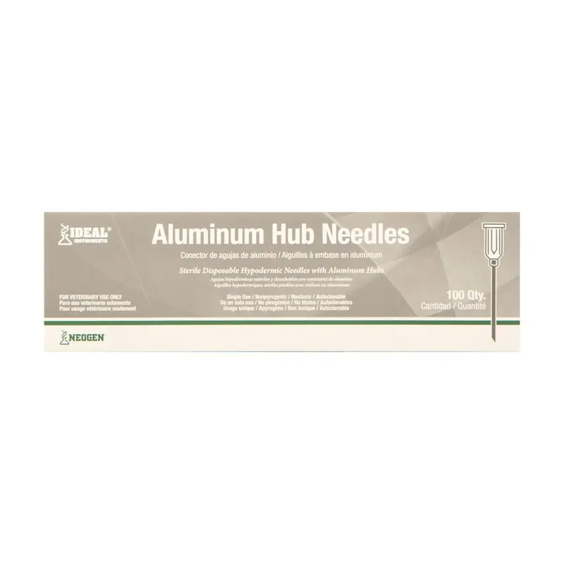 Ideal Aluminum Hub Needles, Box of 100