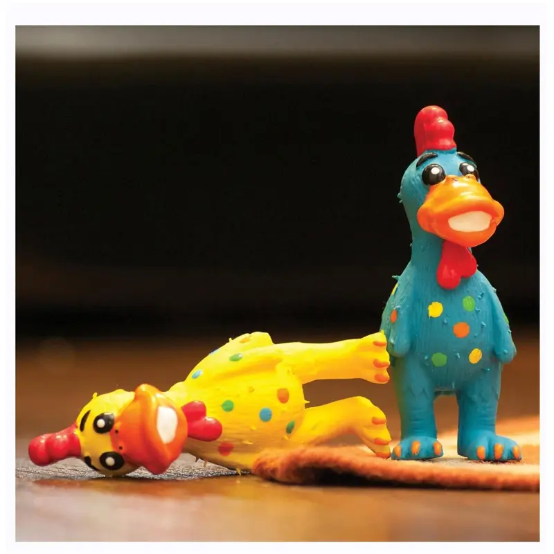 Globkens Latex Chicken Dog Toys