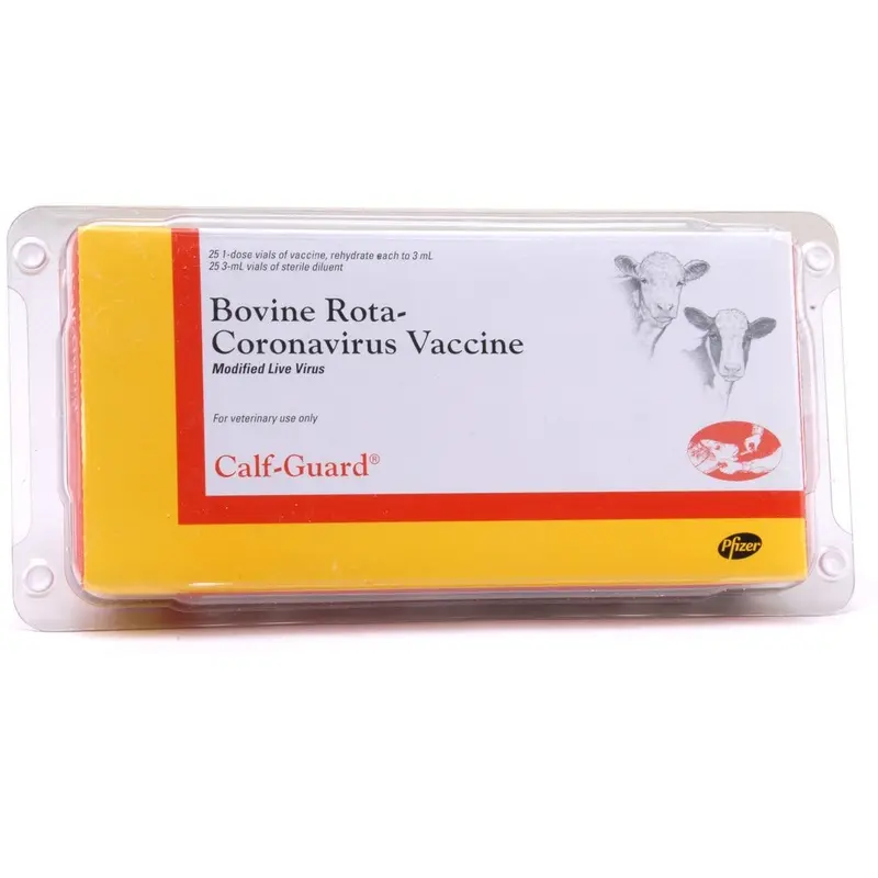 Calf-Guard Cattle Vaccine, box of 25 (1 dose) vials