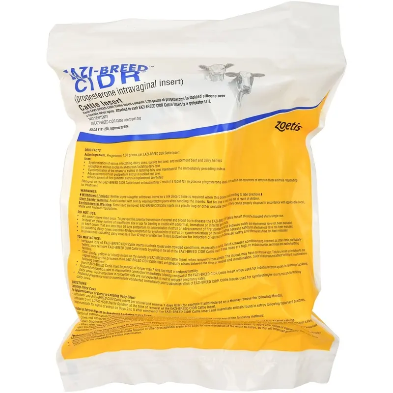 Eazi-Breed CIDR Cattle Inserts (Applicator sold separate)