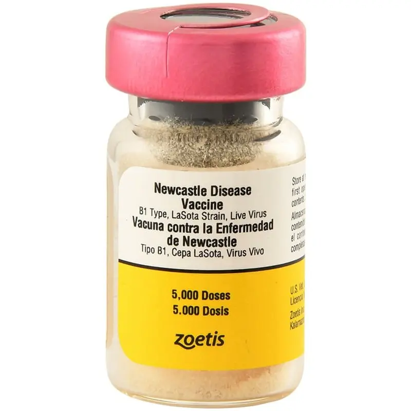 Newcastle Disease Cattle Vaccine - 5,000 Dose