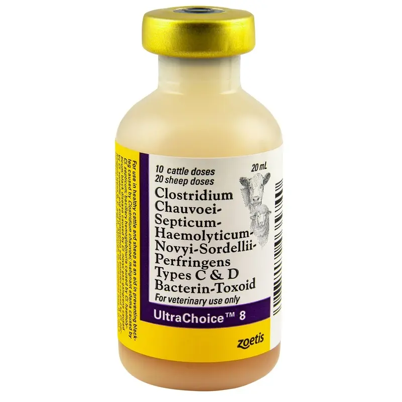 UltraChoice 8 Blackleg Vaccine for Cattle & Sheep