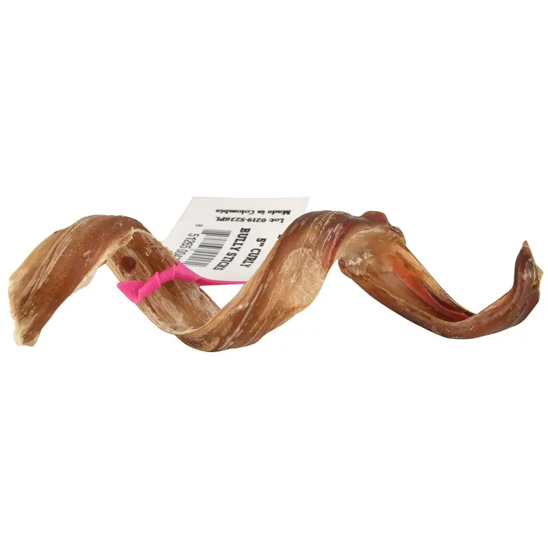 5" Low-Odor Curly Bully Sticks