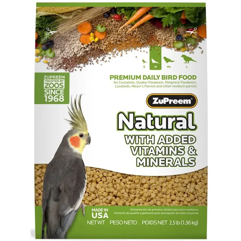 ZuPreem Natural Premium Daily Bird Food