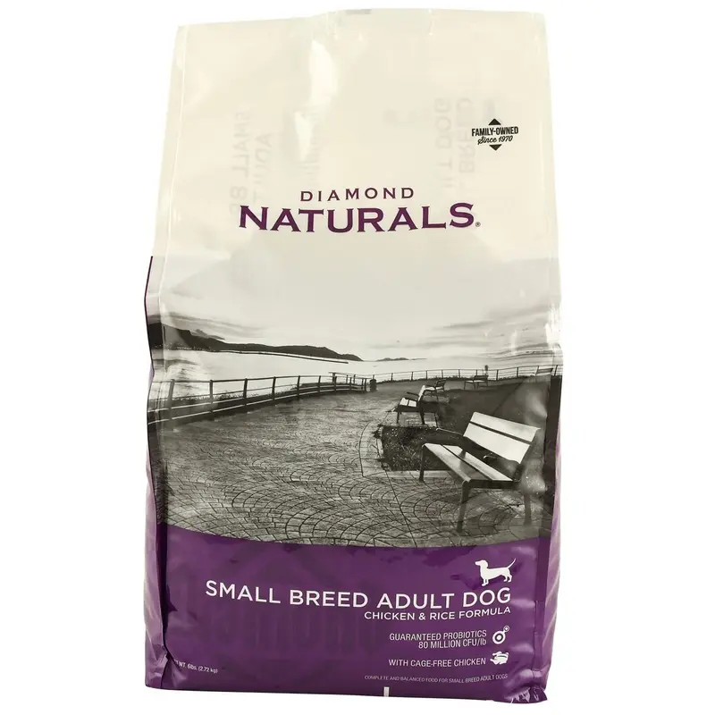 Diamond Naturals Chicken & Rice Small Breed Formula Dog Food, 6 lbs