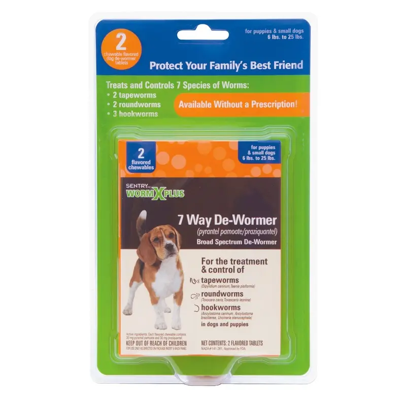 Sentry HC WormX Plus 7-Way Dog Dewormer