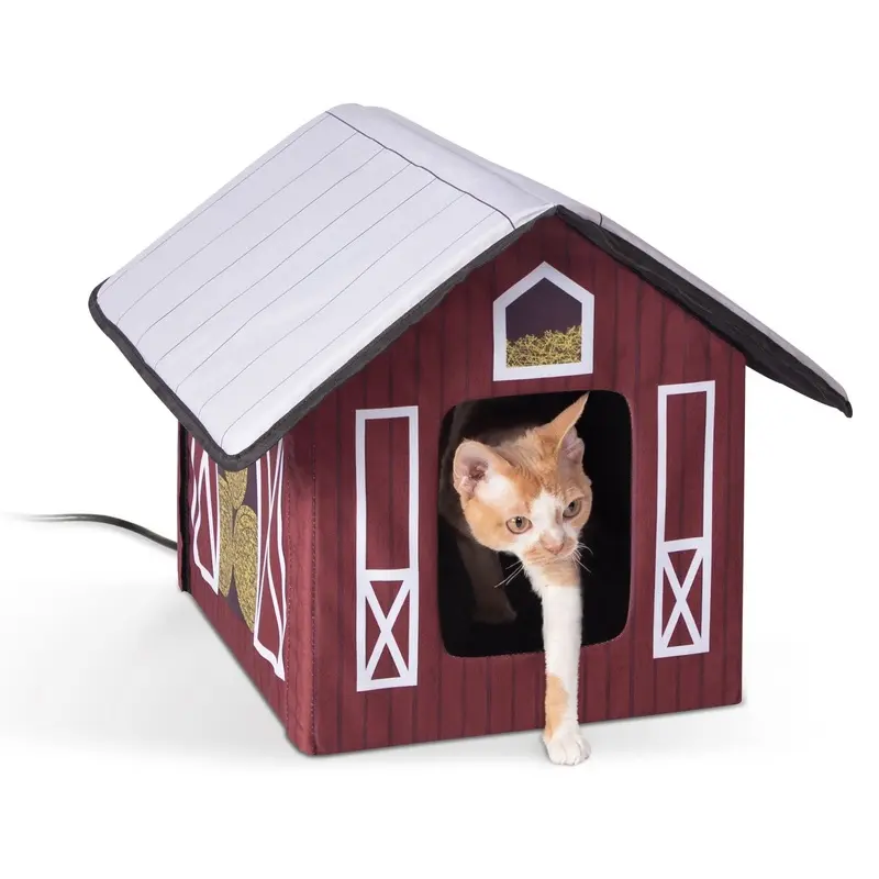 Outdoor Heated Kitty House