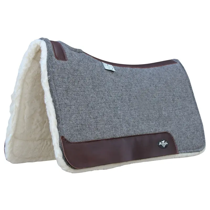 Professional's Choice Deluxe 100% Wool Saddle Pad with Fleece