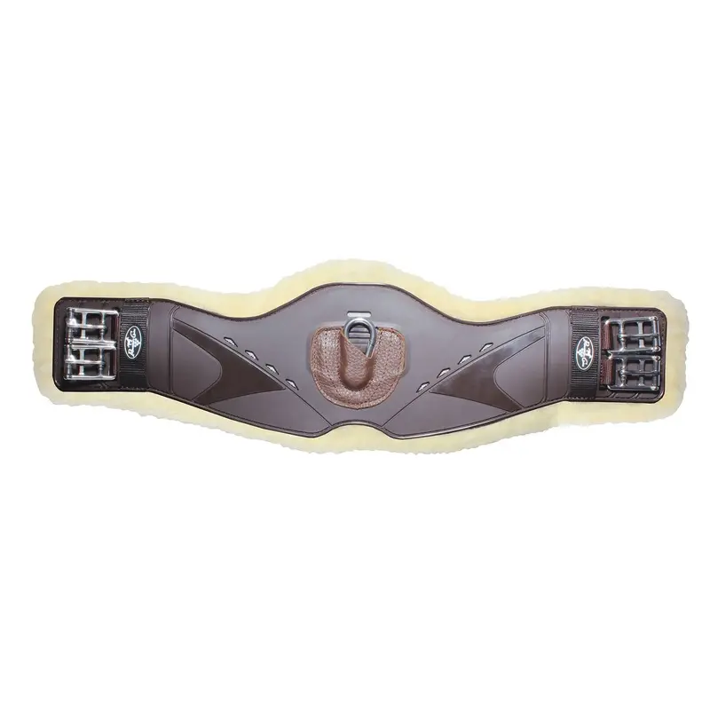 Professional's Choice Fleece Contoured Monoflap Girth, Brown