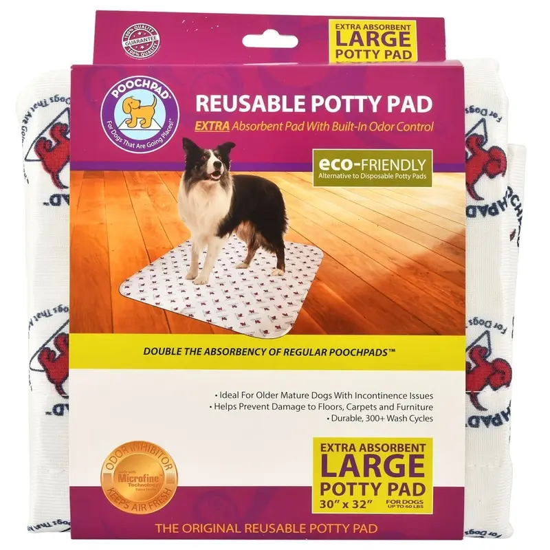Extra Absorbency PoochPad for Mature Dogs, Large, 36" x 36"