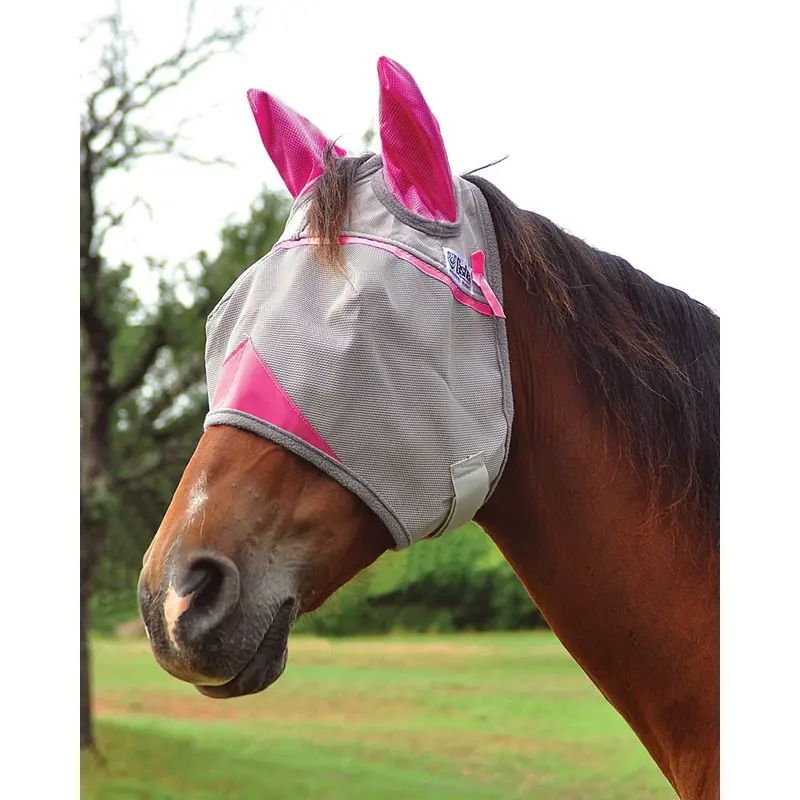 Cashel Crusader Breast Cancer Research (Pink) Fly Mask with Ears