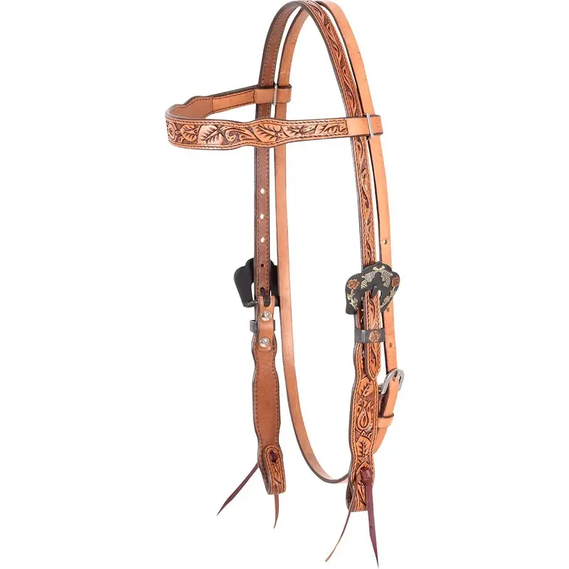 Cashel Guns & Roses Browband Headstall