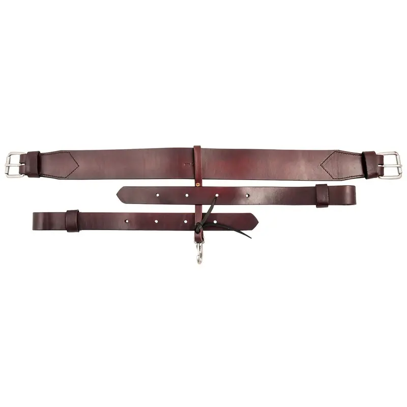 Circle Y 3" Smooth Flank Cinch Set, Walnut