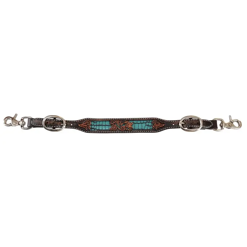 Circle Y Distressed Gator Wither Strap