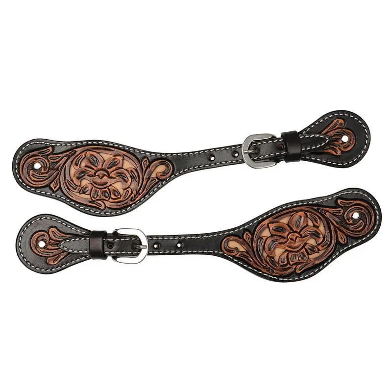 Circle Y Men's Filigree Spur Straps