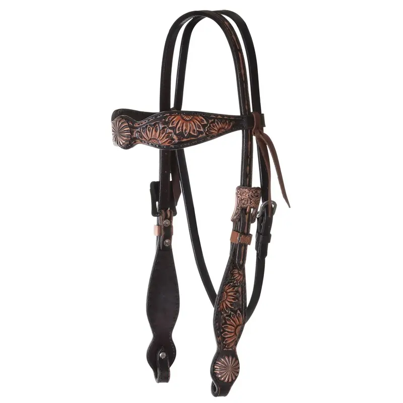 Circle Y Sunflower Headstall