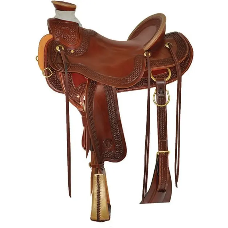 Reinsman Custom Elko Ranch Saddle, Regular Tree