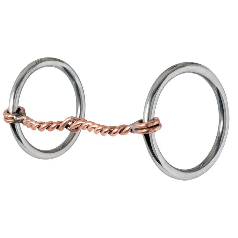 Reinsman Traditional Twisted Copper Loose Ring Snaffle Bit