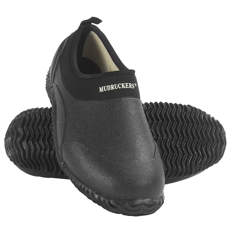 Black Mudruckers Waterproof Shoes