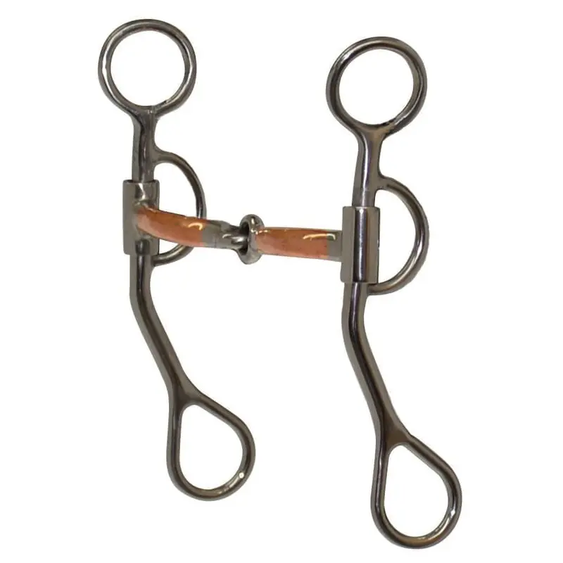 Diamond R Copper Argentine Snaffle